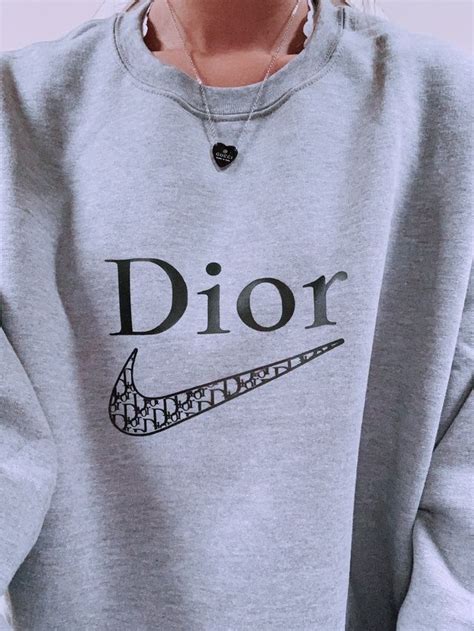 nike dior crewneck|Dior men's hoodie.